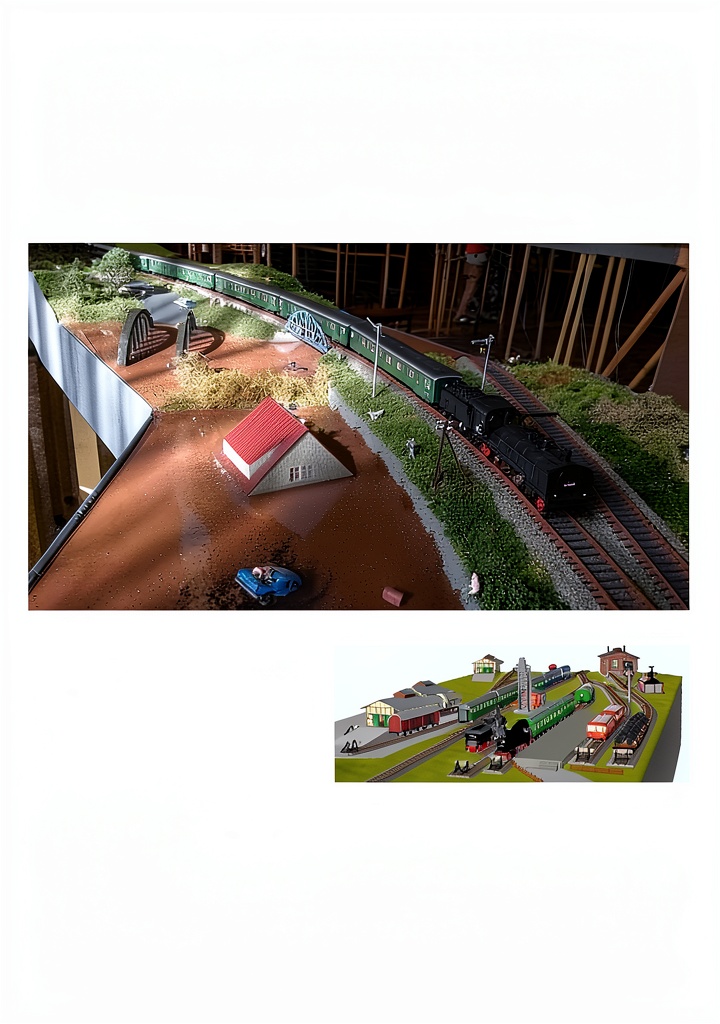 Installing Railroad Book for Kids, English Edition, 3rd on a wooden desk