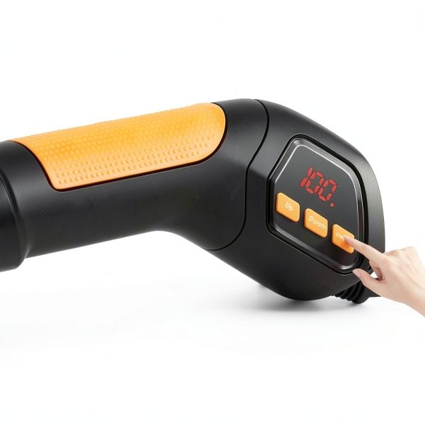 Heat Gun Gyfent 700W Soldering with LED Display, 5 Nozzles, 5ft Cord-2