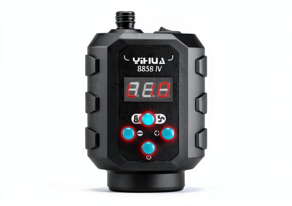 YIHUA 8858 IV Multi-Purpose Heat Gun for Crafting, Electronics Soldering, DIY, Shrink Tubing and Wrap, Torch Marker and Paste, Epoxy Resin with Temperature and Air Volume Control Function, 3 Nozzles-1