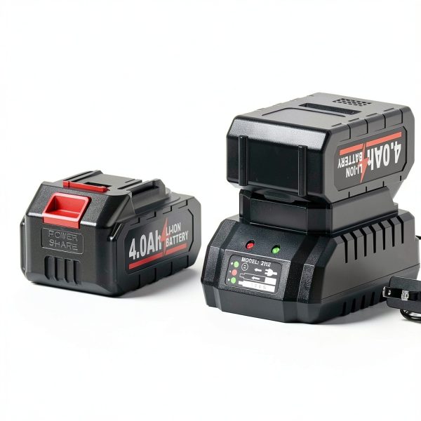 Cordless Heat Gun FULLYEA 550°C 2-Temp 5-Nozzle Battery Kit Red-3