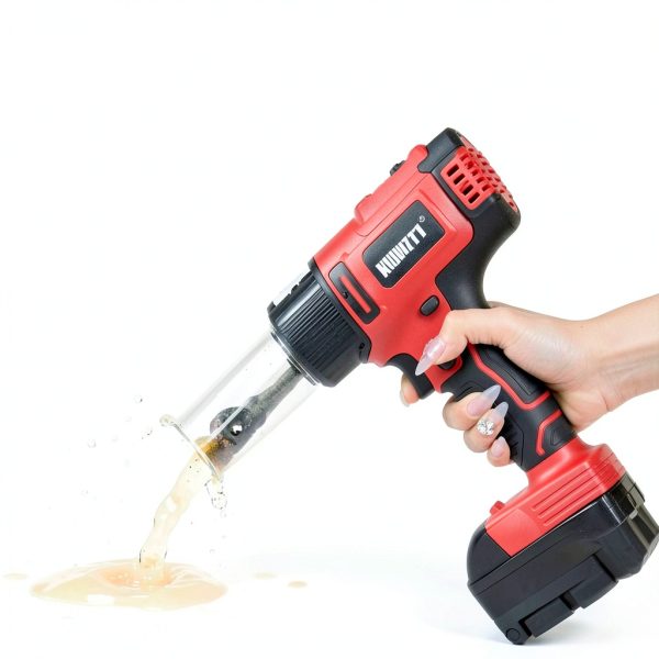 Cordless Heat Gun for Milwaukee M18 Battery,Lithium Hot Air Gun, 2-Temp Setting Max 1022°F(550°C),Heat Gun for Shrink Wrapping, Tube Bending,Resin & Decorating (Tool Only, NO Battery)-2