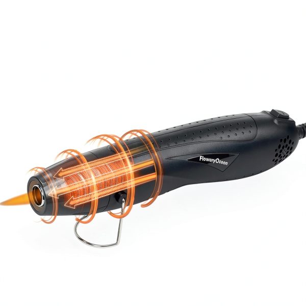 Mini Heat Gun FloweryOcean 350W Dual Temp 6.6ft Cable-1