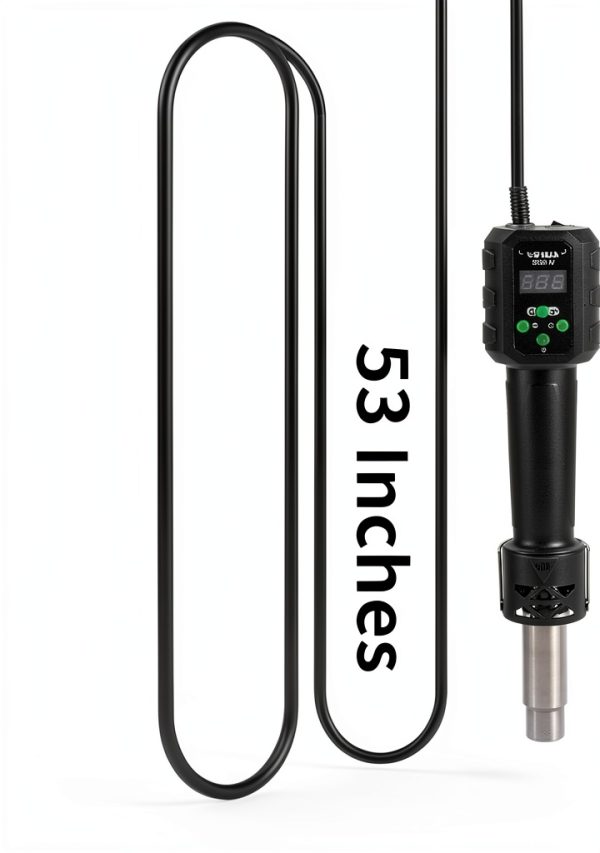 YIHUA 8858 IV Multi-Purpose Heat Gun for Crafting, Electronics Soldering, DIY, Shrink Tubing and Wrap, Torch Marker and Paste, Epoxy Resin with Temperature and Air Volume Control Function, 3 Nozzles-7