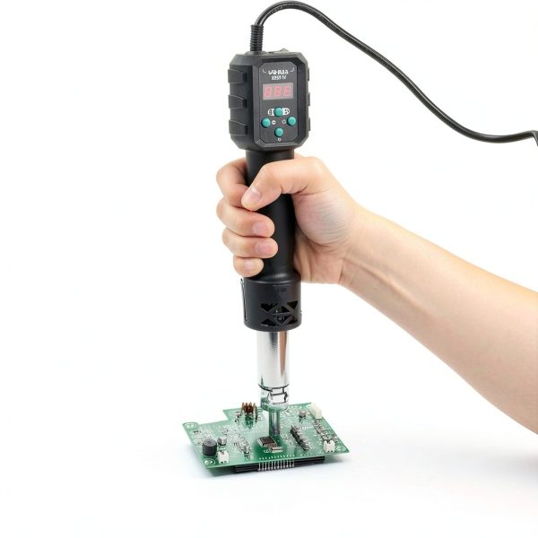 YIHUA 8858 IV Multi-Purpose Heat Gun for Crafting, Electronics Soldering, DIY, Shrink Tubing and Wrap, Torch Marker and Paste, Epoxy Resin with Temperature and Air Volume Control Function, 3 Nozzles-8