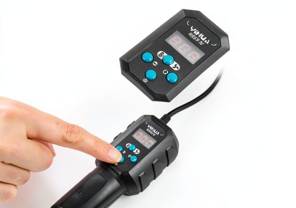 YIHUA 8858 IV Multi-Purpose Heat Gun for Crafting, Electronics Soldering, DIY, Shrink Tubing and Wrap, Torch Marker and Paste, Epoxy Resin with Temperature and Air Volume Control Function, 3 Nozzles-2