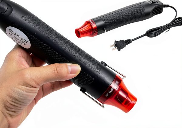 Mini Heat Gun 300W Handheld Dual-Temp Stainless Steel Hot Air Tool-0