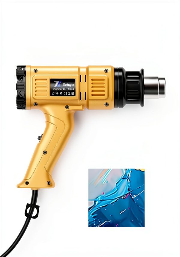 29-434 Heavy Duty Fast Heating Hot Air Gun Kit with Variable Temperature Control and Overload Protection with 4 Nozzles for Crafts, 1800W 140℉~1112℉（60℃- 600℃）-2