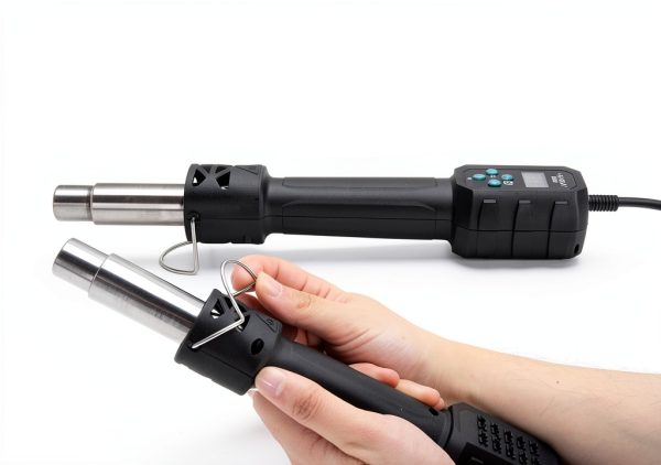 YIHUA 8858 IV Multi-Purpose Heat Gun for Crafting, Electronics Soldering, DIY, Shrink Tubing and Wrap, Torch Marker and Paste, Epoxy Resin with Temperature and Air Volume Control Function, 3 Nozzles-3