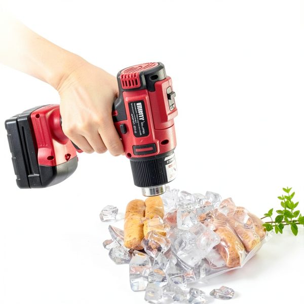 Cordless Heat Gun for Milwaukee M18 Battery,Lithium Hot Air Gun, 2-Temp Setting Max 1022°F(550°C),Heat Gun for Shrink Wrapping, Tube Bending,Resin & Decorating (Tool Only, NO Battery)-5