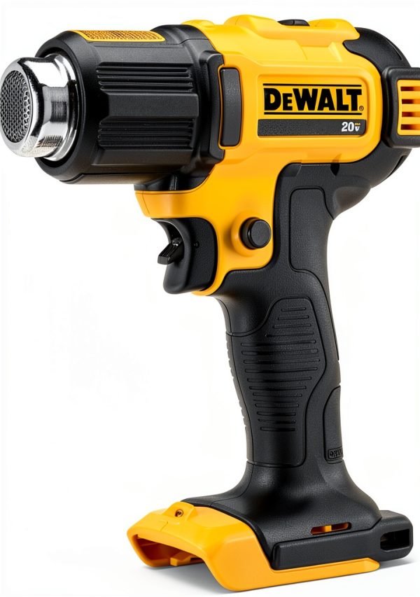 DEWALT 20V MAX Heat Gun, Cordless, Up to 990 Degrees, 42 Minutes of Run Time, LED Light, Heatgun with Flat and Hook Nozzle Attachments,Tool Only (DCE530B)-3