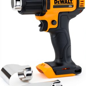DEWALT 20V MAX Heat Gun, Cordless, Up to 990 Degrees, 42 Minutes of Run Time, LED Light, Heatgun with Flat and Hook Nozzle Attachments,Tool Only (DCE530B)-0