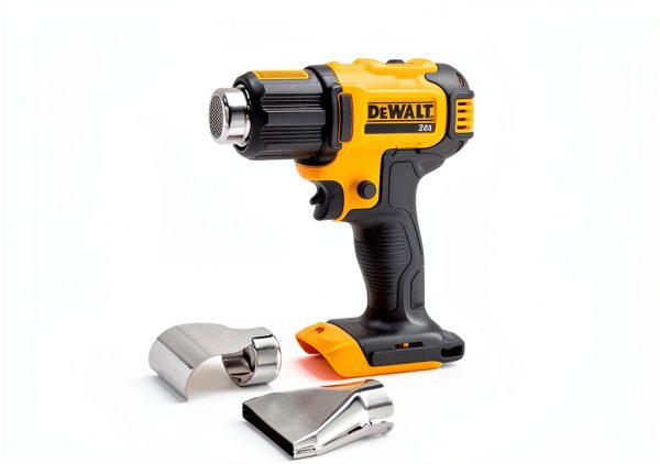 DEWALT 20V MAX Heat Gun, Cordless, Up to 990 Degrees, 42 Minutes of Run Time, LED Light, Heatgun with Flat and Hook Nozzle Attachments,Tool Only (DCE530B)-5