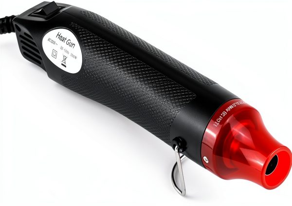 QWORK Heat Gun 300W 110V Hot Air Tool with Stand for Shrinking PVC,-2