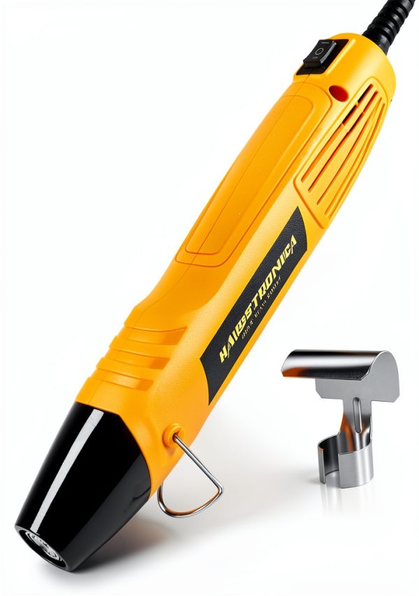 Mini Heat Gun haisstronica HS-2046 350W Yellow with Metal Stand-0