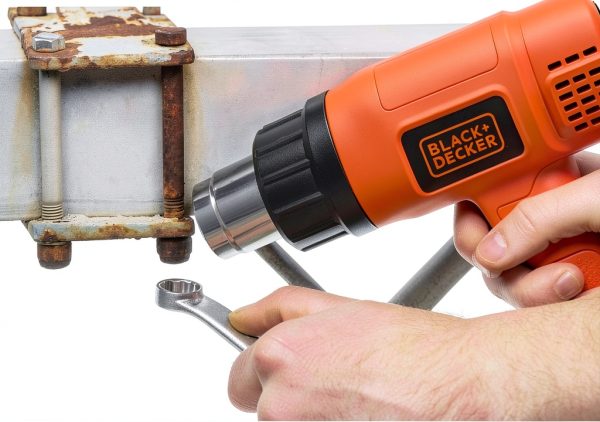 BLACK+DECKER Heat Gun for Crafts, Corded, Dual Heat Settings up to 1000 Degrees, 1350 Watt (HG1300)-4