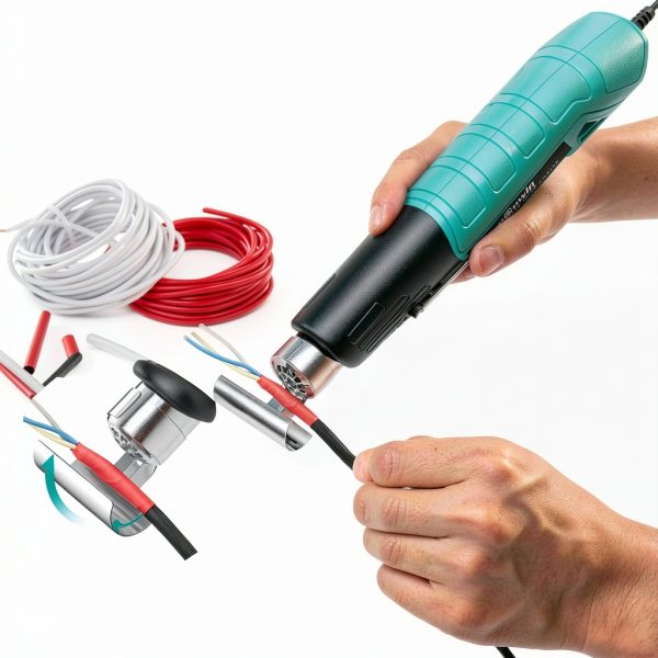 Heat Gun, 380W Fast Heat Mini Hot Air Gun with 2-Temp Settings 480°F-850°F(249°C-455°C) Overheat Protection Reflector Nozzle, 4.9Ft Long Cable for Shrink Wrap,Vinyl, Crafts, Epoxy Resin-7