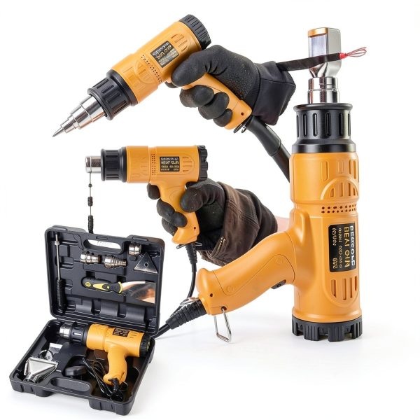 Heat Gun SEEKONE 1800W Heavy Duty Kit with Carry Case and 4 Nozzles-4