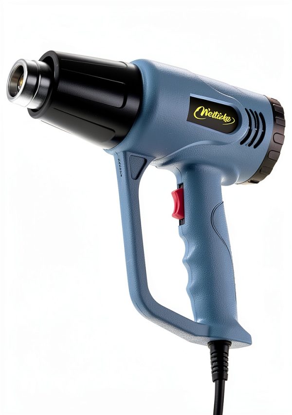 Heat Gun Weitieke Dual Temperature 900 to 1300W with 4 Nozzles Gray-2