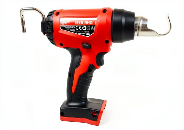 Milwaukee M18 BHG-0 Cordless Heat Gun 18V Bare Unit, RED-3