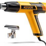 SEEKONE Mini Heat Gun 600W Dual Temp 572F to 932F Yellow Model HG618-0