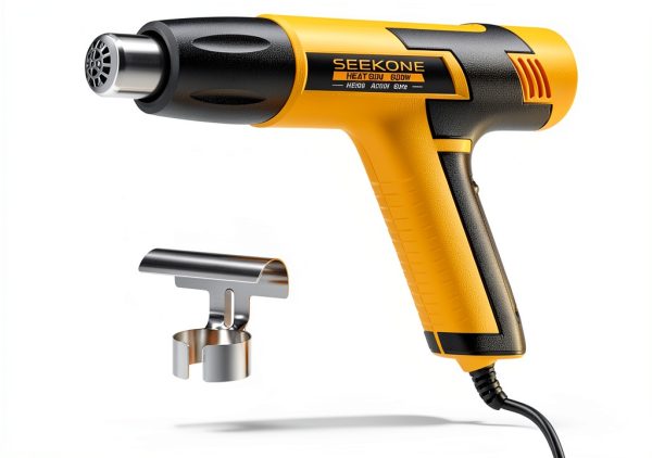 SEEKONE Mini Heat Gun 600W Dual Temp 572F to 932F Yellow Model HG618-0