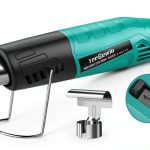 Heat Gun, 380W Fast Heat Mini Hot Air Gun with 2-Temp Settings 480°F-850°F(249°C-455°C) Overheat Protection Reflector Nozzle, 4.9Ft Long Cable for Shrink Wrap,Vinyl, Crafts, Epoxy Resin-0