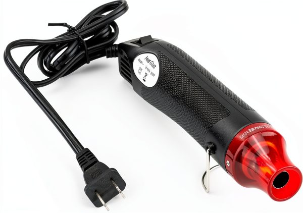 QWORK Heat Gun 300W 110V Hot Air Tool with Stand for Shrinking PVC,-0