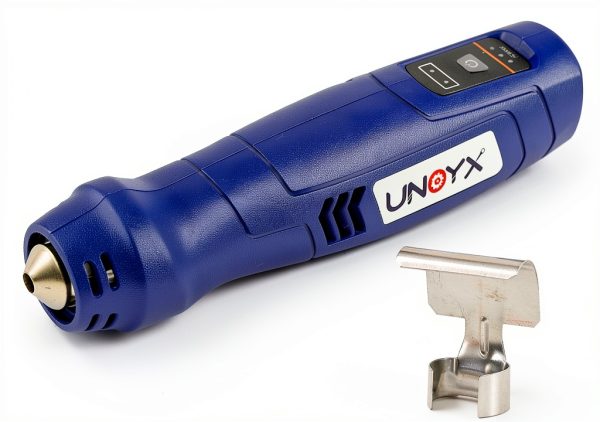 Cordless Heat Gun UNOYX U2041-C Mini 600°F Rechargeable Blue-0