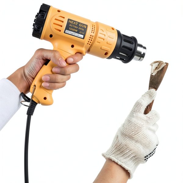 SEEKONE 1800W Heat Gun 122-1202℉ with 4 Nozzles for Crafts and PVC-4
