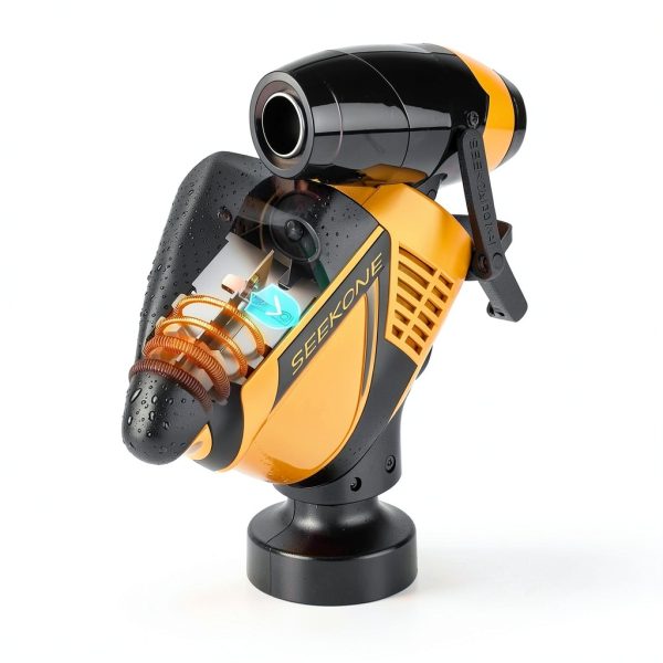 SEEKONE Mini Heat Gun, 350W 2-Temp Settings 500℉ & 842℉（260℃& 450℃） Fast Heat Hot Air Gun Tool with Reflector Nozzle and 4.9Ft Long Cable Overload Protection for Crafting, Vinyl Wrap and Shrink Tubing-5