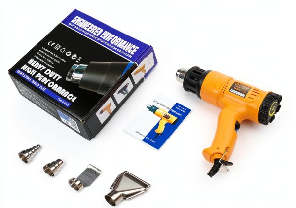 SEEKONE 1800W Heat Gun 122-1202℉ with 4 Nozzles for Crafts and PVC-6